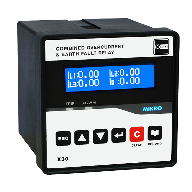 Relay bảo vệ kết hợp quá dòng và chạm đất,X30-OCEF-240AD